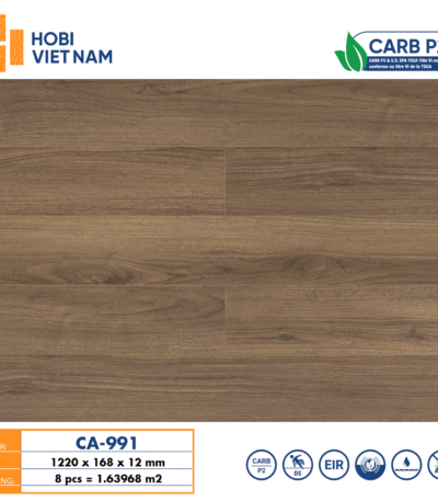 Sàn Gỗ Hobi Carb 12mm Ca991