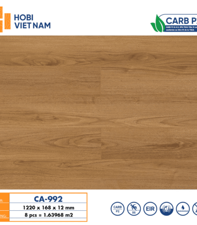 Sàn Gỗ Hobi Carb 12mm Ca992