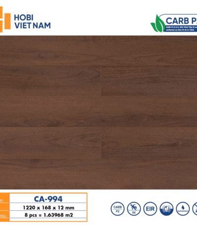 Sàn Gỗ Hobi Carb 12mm Ca994