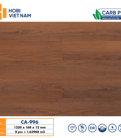 Sàn Gỗ Hobi Carb 12mm Ca996