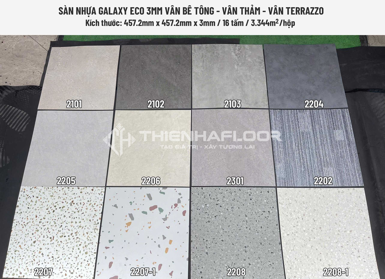 Sàn Nhựa Giả đá Galaxy Eco