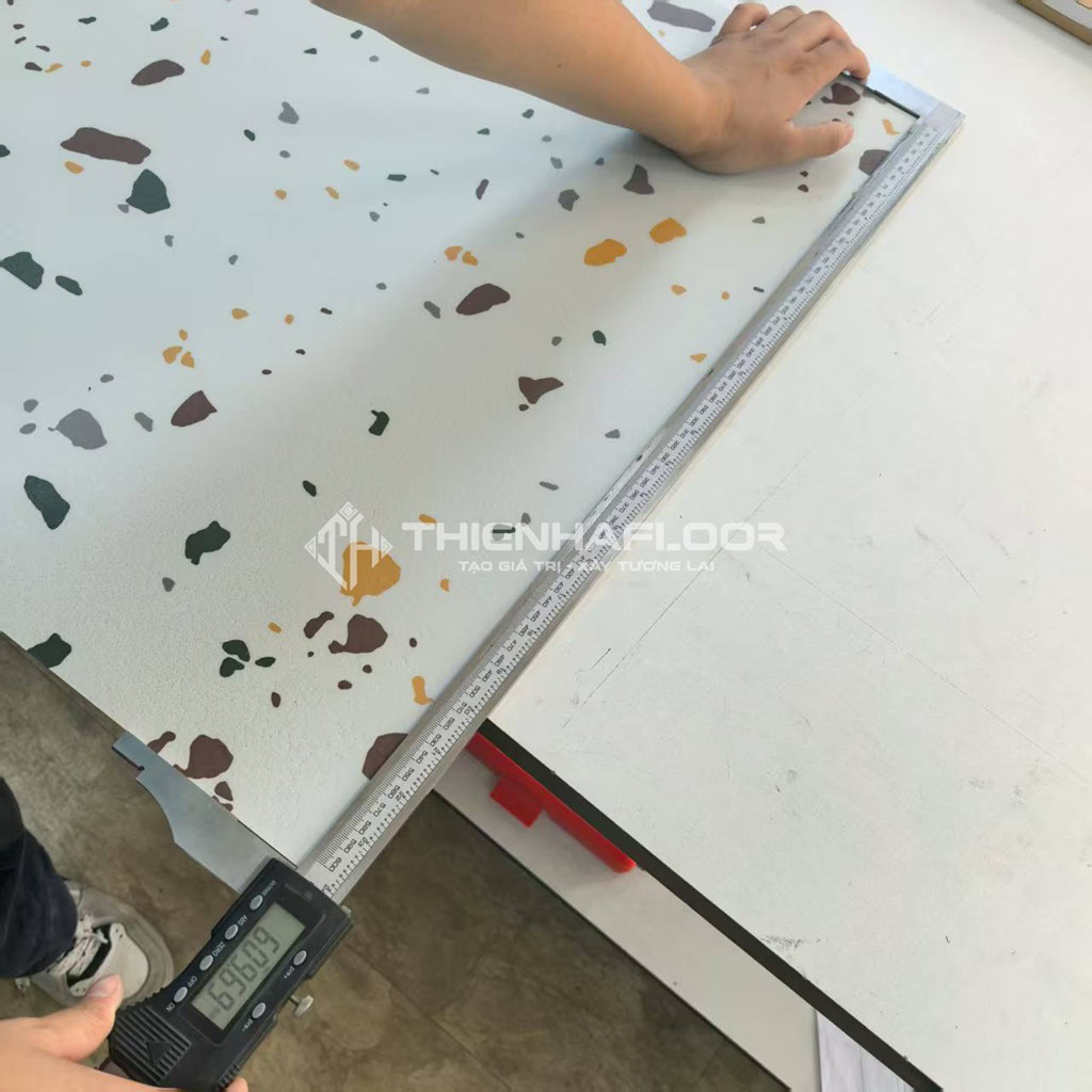 Sàn Nhựa Vinyl Vân đá Terrazzo